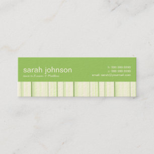 Contemporary Stripes Mommy Calling Card