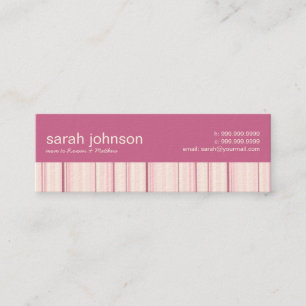 Contemporary Stripes Mommy Calling Card