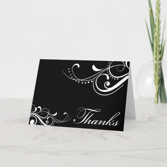 Contemporary Thank You Card (Front)