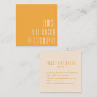 Contemporary Trendy Chic Bold Typography Yellow