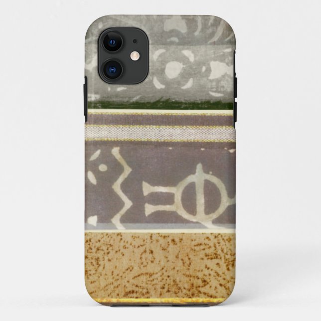 Contemporary Tribal Pattern Painting Case-Mate iPhone Case (Back)