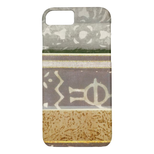 Contemporary Tribal Pattern Painting Case-Mate iPhone Case (Back)