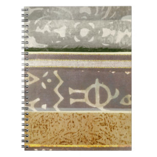 Contemporary Tribal Pattern Painting Notebook