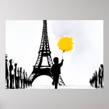 Contemporary urban art poster