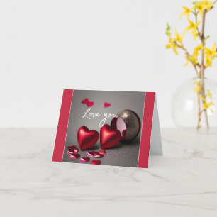 Contemporary Valentine card