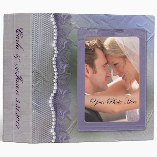 Contemporary Wedding Binder (Front/Spine)