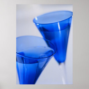 Contemporary Wine Glasses Poster Print