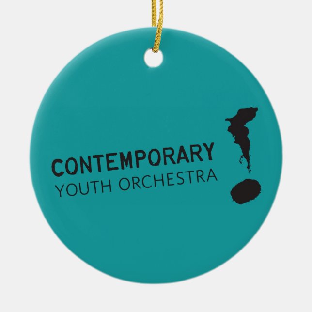 Contemporary Youth Orchestra Percussion Ornament (Front)