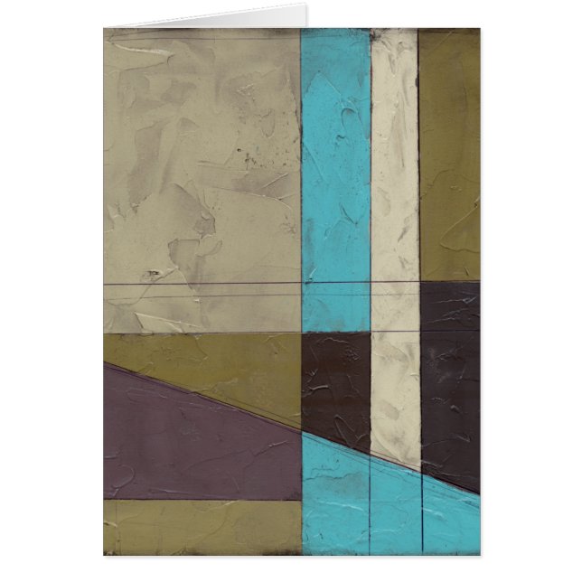 Contemporay Minimalist Painting with Deep Colour (Front)