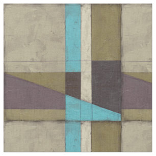 Contemporay Minimalist Painting with Deep Colour Fabric