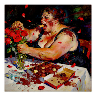 Contempt for Red Roses – A Portrait of Raw Anger Poster