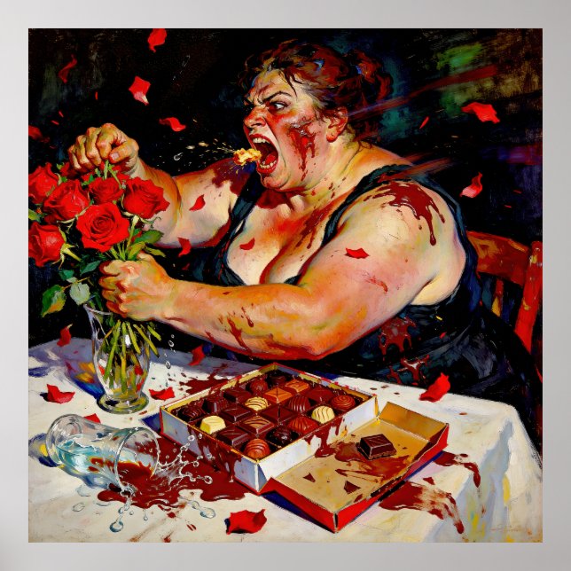 Contempt for Red Roses – A Portrait of Raw Anger Poster (Front)