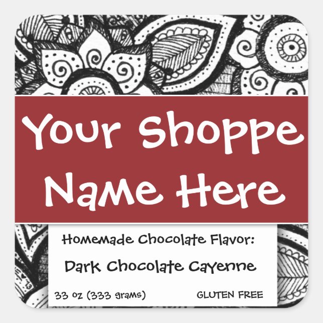 Conteneur alimentaire Étiquette Ethnic Exotic Maro (Devant)