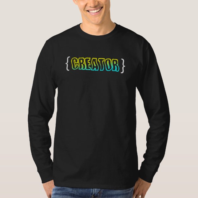 Content Creator Blogger Vlogger Influencer Podcast T-Shirt (Front)