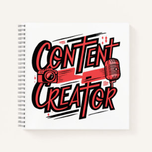 Content Creator - Motivational Design for Creators Notebook
