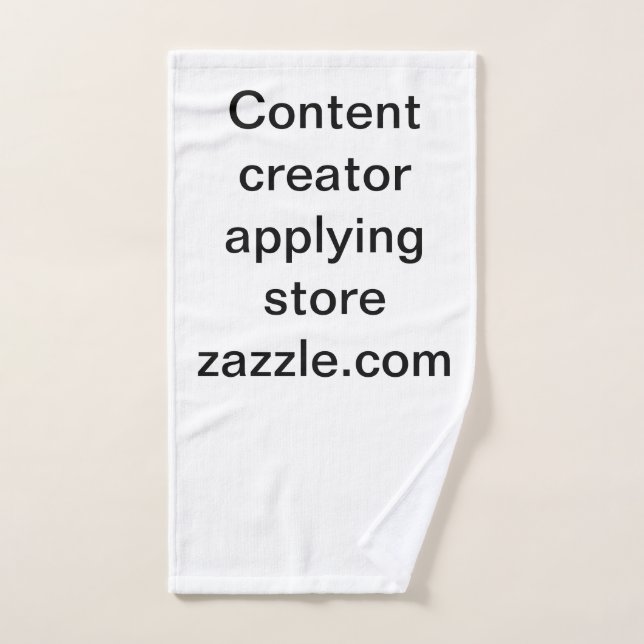Content creator towel (Hand Towel)