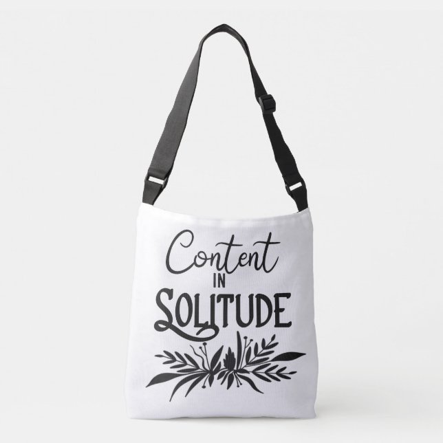 Content in solitude crossbody bag (Front)