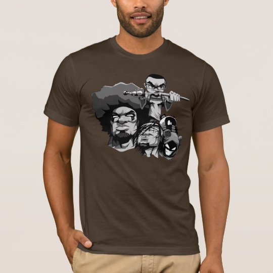 Content with KAOS characters t-shirt