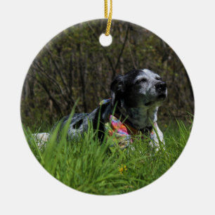 Contentment Ceramic Ornament