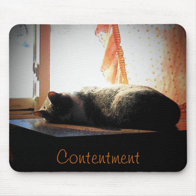Contentment Mouse Pad (Front)