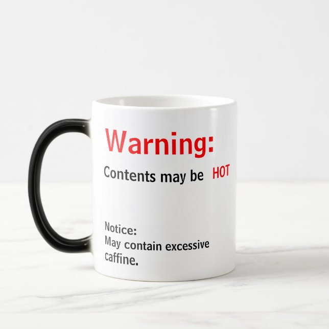 Contents may be HOT Magic Mug (Left)