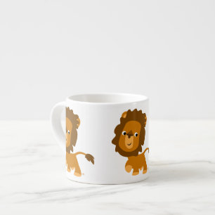 Contenu du dessin mignon Lion Espresso Mug