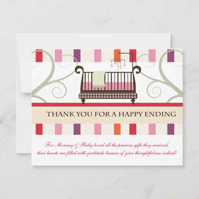 Contes de carte de remerciements de huche (Devant)