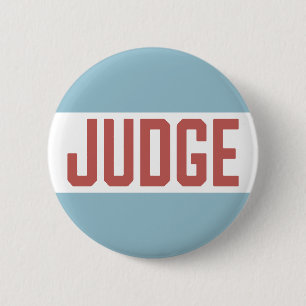Contest Judge Badge 2 Inch Round Button