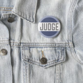 Contest Judge Mock Trial Badge 2 Inch Round Button (In Situ)