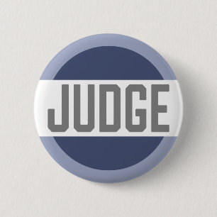 Contest Judge Mock Trial Badge 2 Inch Round Button