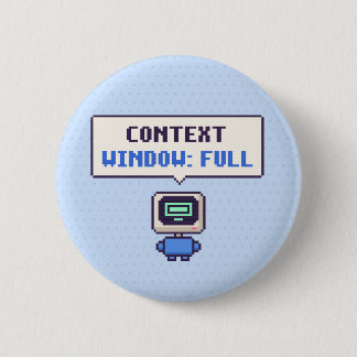 Context Window: Full Funny AI Pixel Button