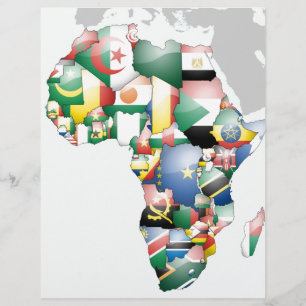 Continent of Africa Beautiful Mama Africa Colourfu