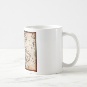 Continent of America Old Map Coffee Mug