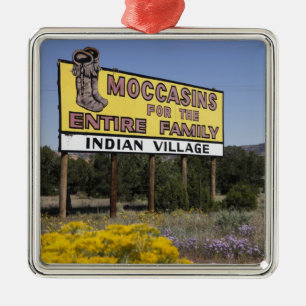 Continental Divide, New Mexico,  Route 66 Metal Ornament