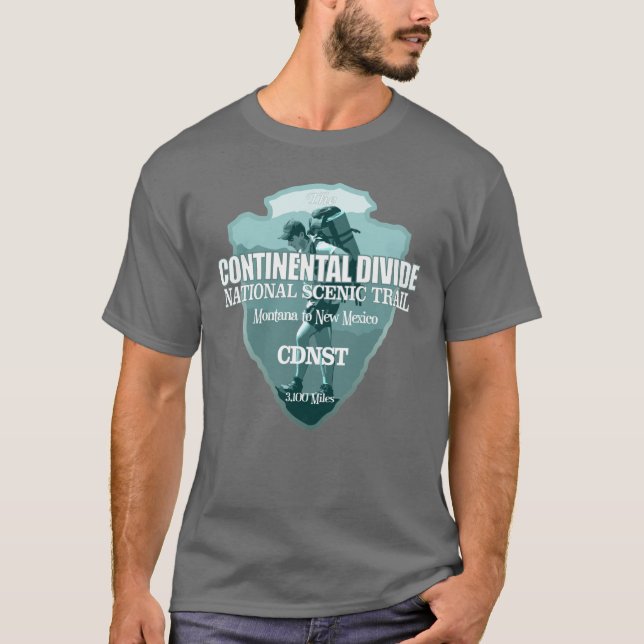 Continental Divide Trail (arrowhead T) T-Shirt (Front)