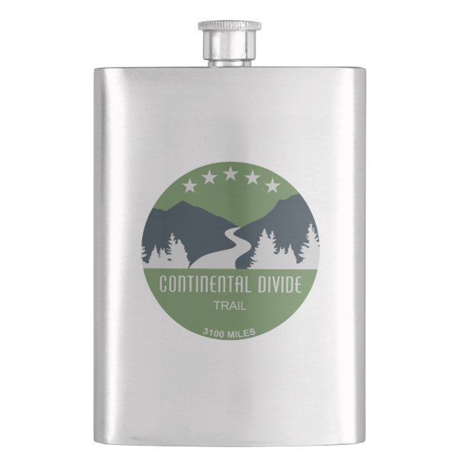 Continental Divide Trail Hip Flask (Front)