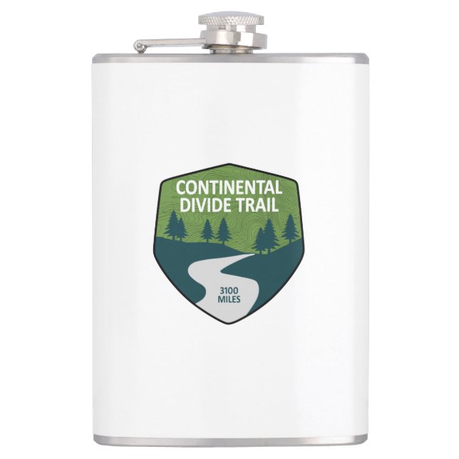 Continental Divide Trail Hip Flask (Front)