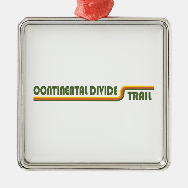 Continental Divide Trail Metal Ornament (Front)