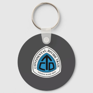 Continental Divide Trail Sign Usa _1  Keychain