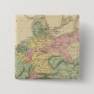 Continental Europe 2 Inch Square Button