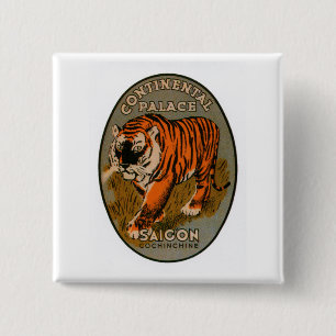 Continental Palace Hotel 2 Inch Square Button