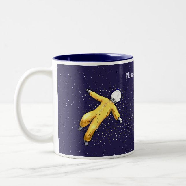 'Continue Go' 11oz Tasse de café (Gauche)