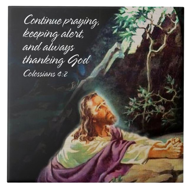 Continue Praying 1 Tile (Front)