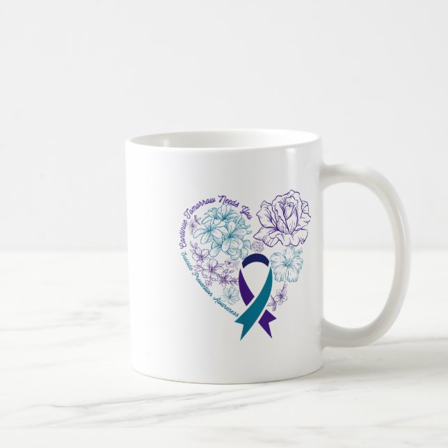 Continue Tomorrow Needs You Suicide Prevention Awa Coffee Mug (Right)
