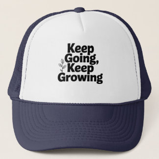 Continuer à grandir Casquette - Esprit Motivationn