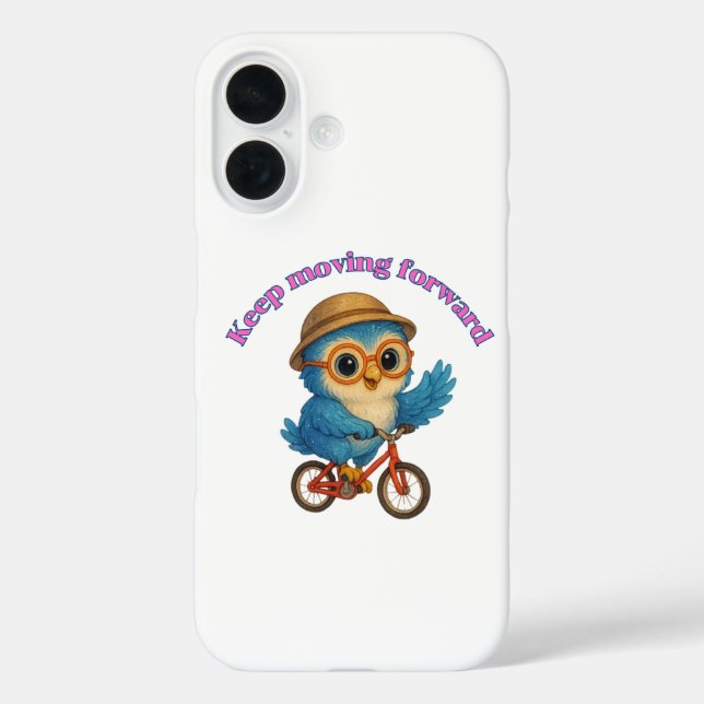 Continuez à avancer - Motivational iPhone 16 Coque (Verso)