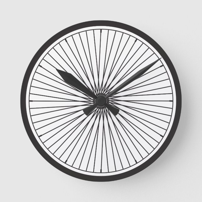 Continuez à rouler... Horloge du vélo (Recto)