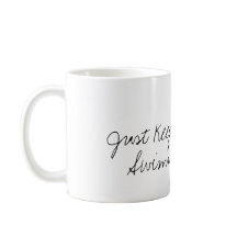 "Continuez juste à nager" la tasse de café de