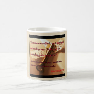 “Continuous effort... Coffee Mug