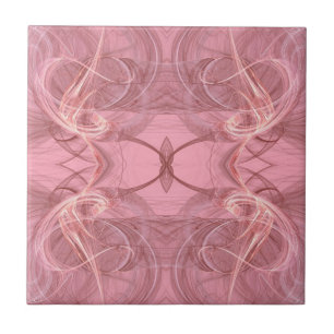 Continuous Matching Pattern Fractal Ceramic Tile